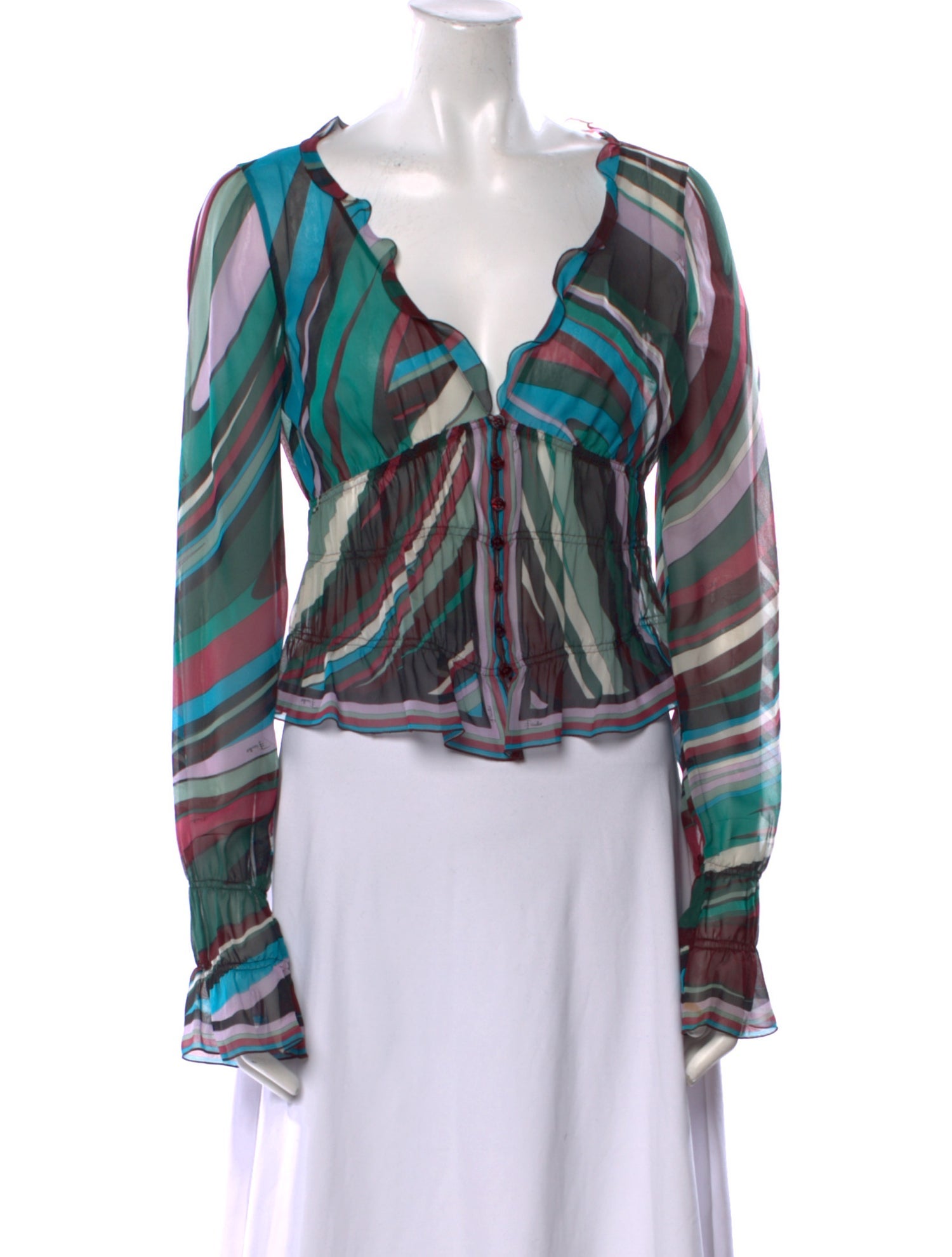 Emilio Pucci Vintage 1990's Blouse