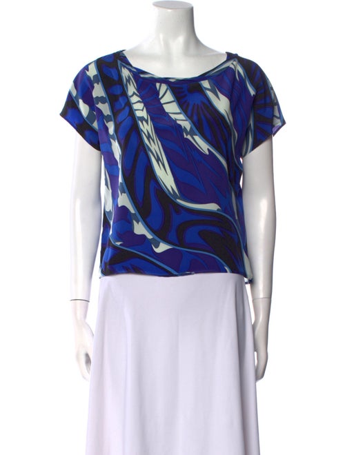 Emilio Pucci Printed Scoop Neck T-Shirt