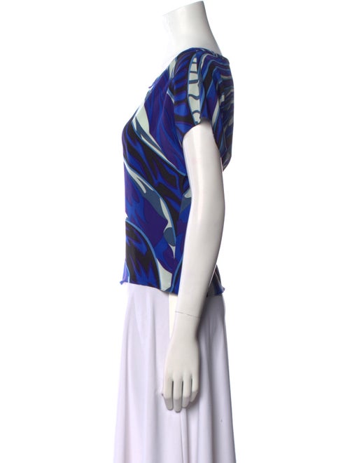 Emilio Pucci Printed Scoop Neck T-Shirt