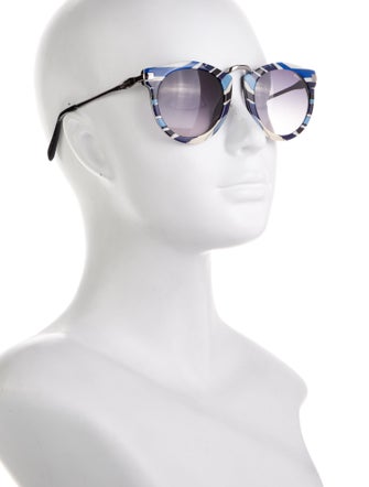 Emilio Pucci Oversize Gradient Sunglasses