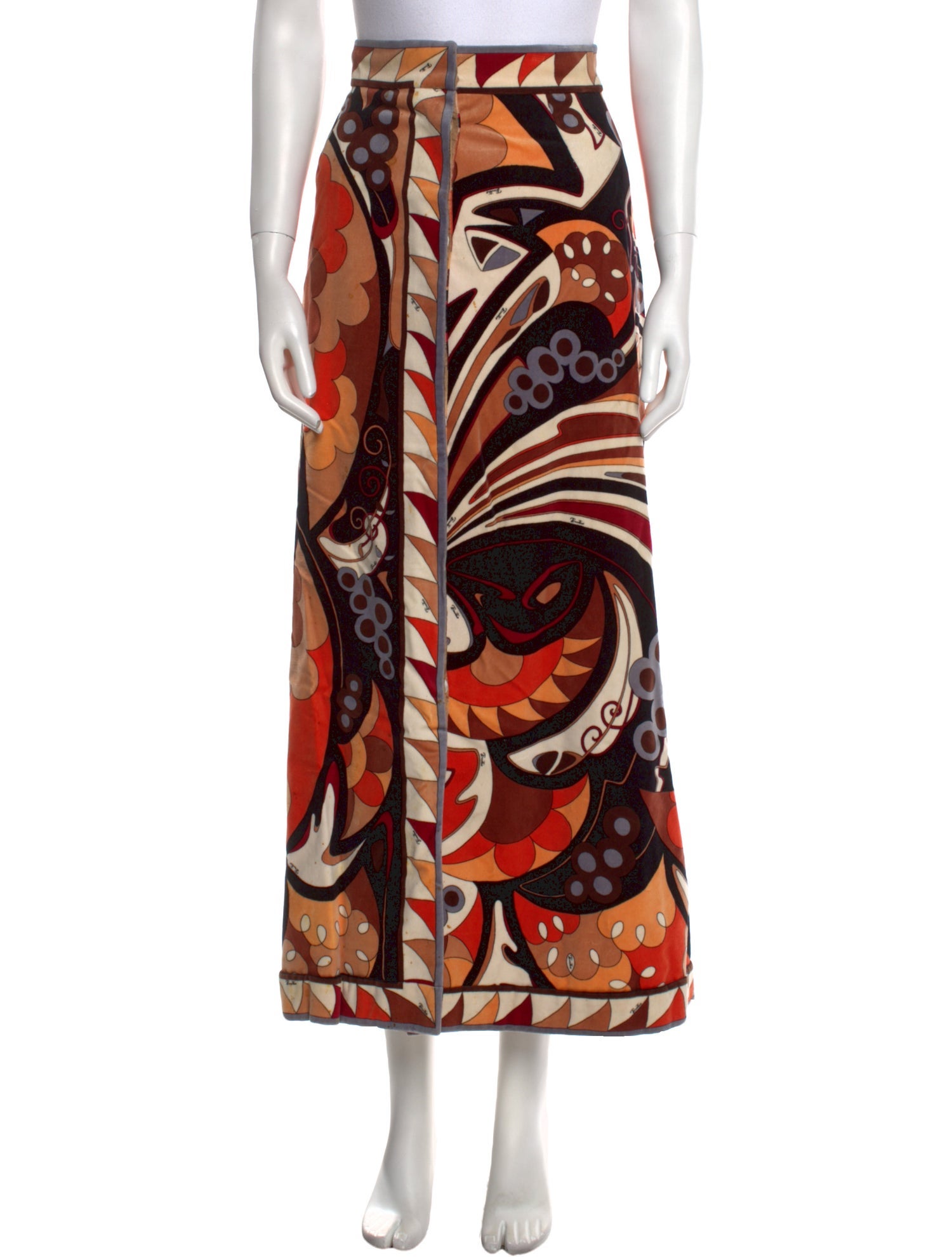 Emilio Pucci Vintage Midi Length Skirt