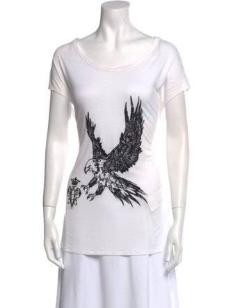 Emilio Pucci Graphic Print Scoop Neck T-Shirt