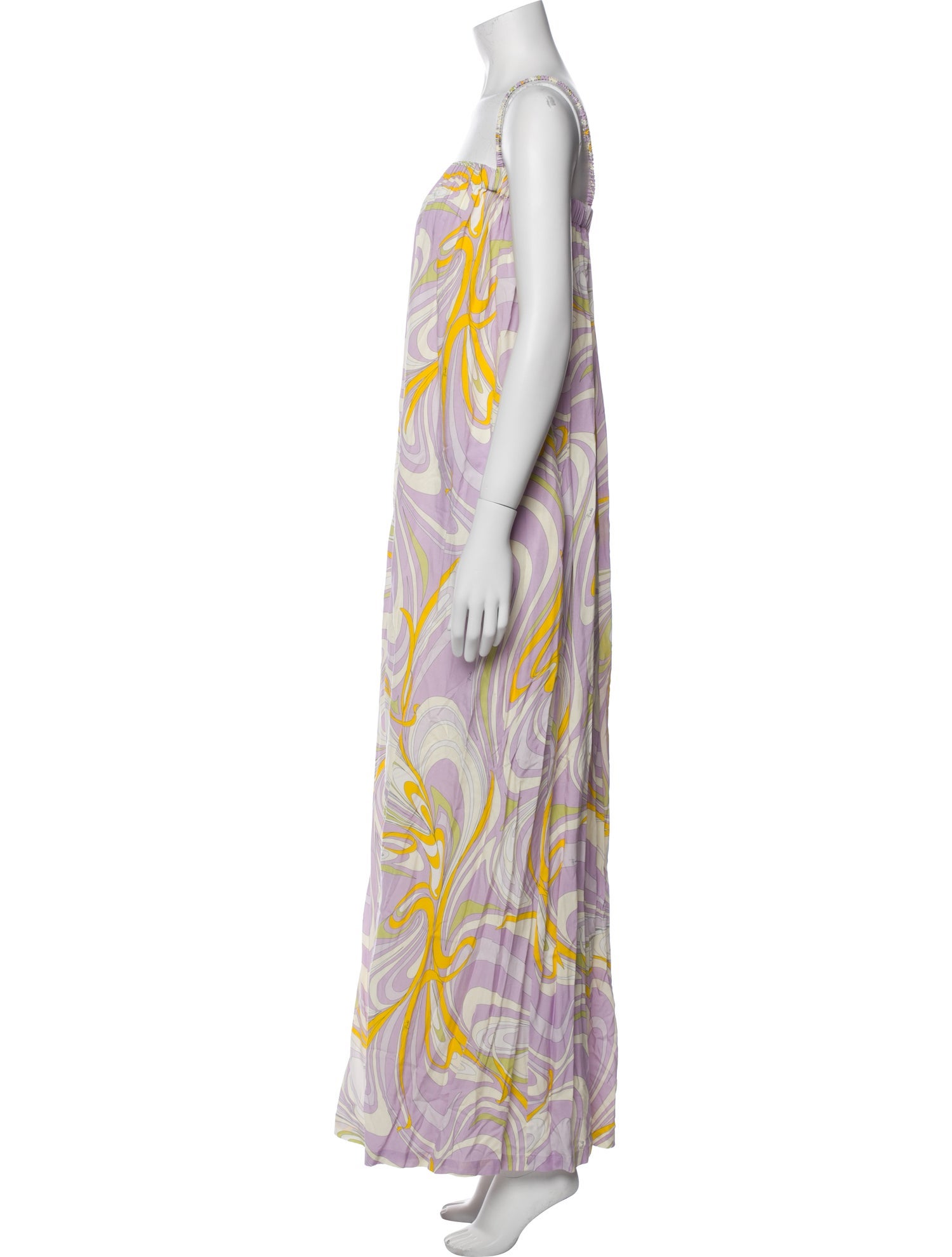 Emilio Pucci Printed Square Neckline Jumpsuit