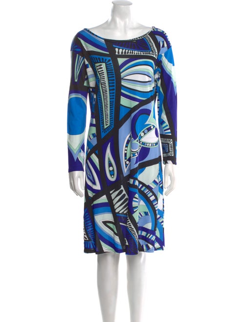 Emilio Pucci Printed Knee-Length Dress