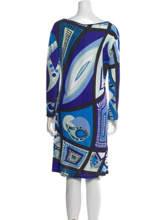 Emilio Pucci Printed Knee-Length Dress