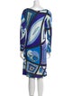Emilio Pucci Printed Knee-Length Dress