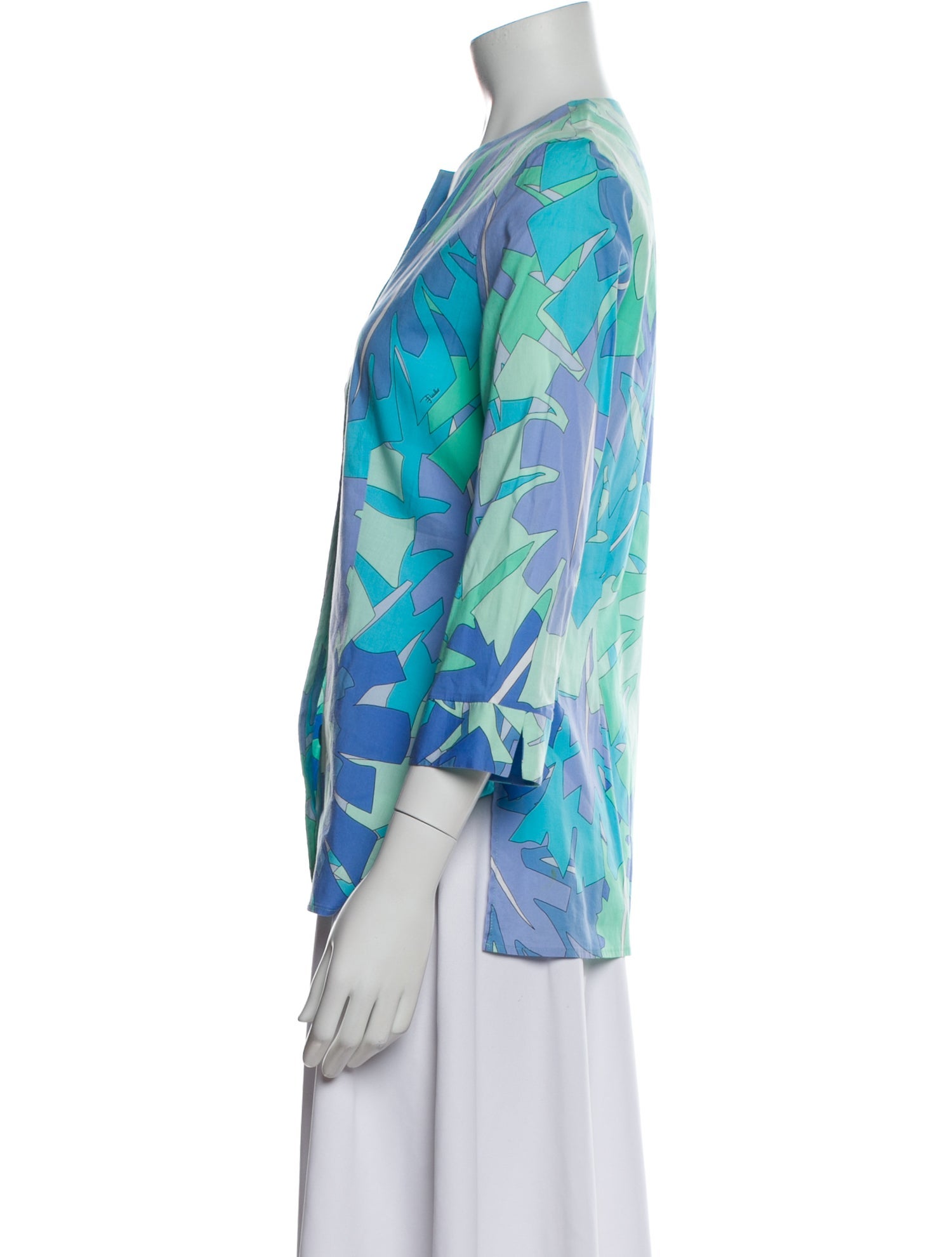 Emilio Pucci Vintage 2000's Button-Up Top