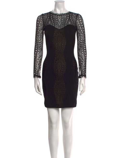 Emilio Pucci Lace Pattern Mini Dress