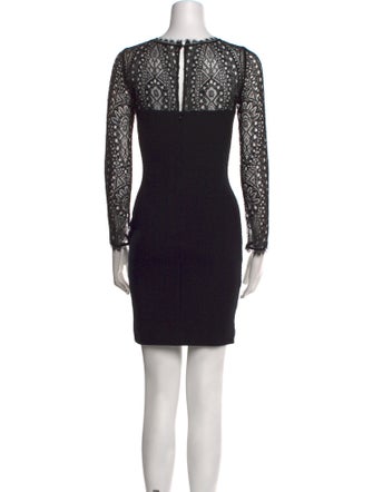 Emilio Pucci Lace Pattern Mini Dress