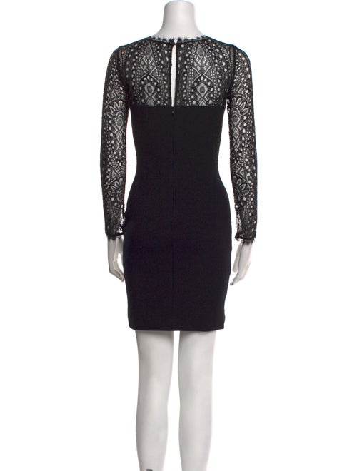 Emilio Pucci Lace Pattern Mini Dress