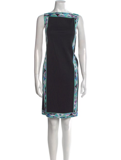 Emilio Pucci Silk Knee-Length Dress