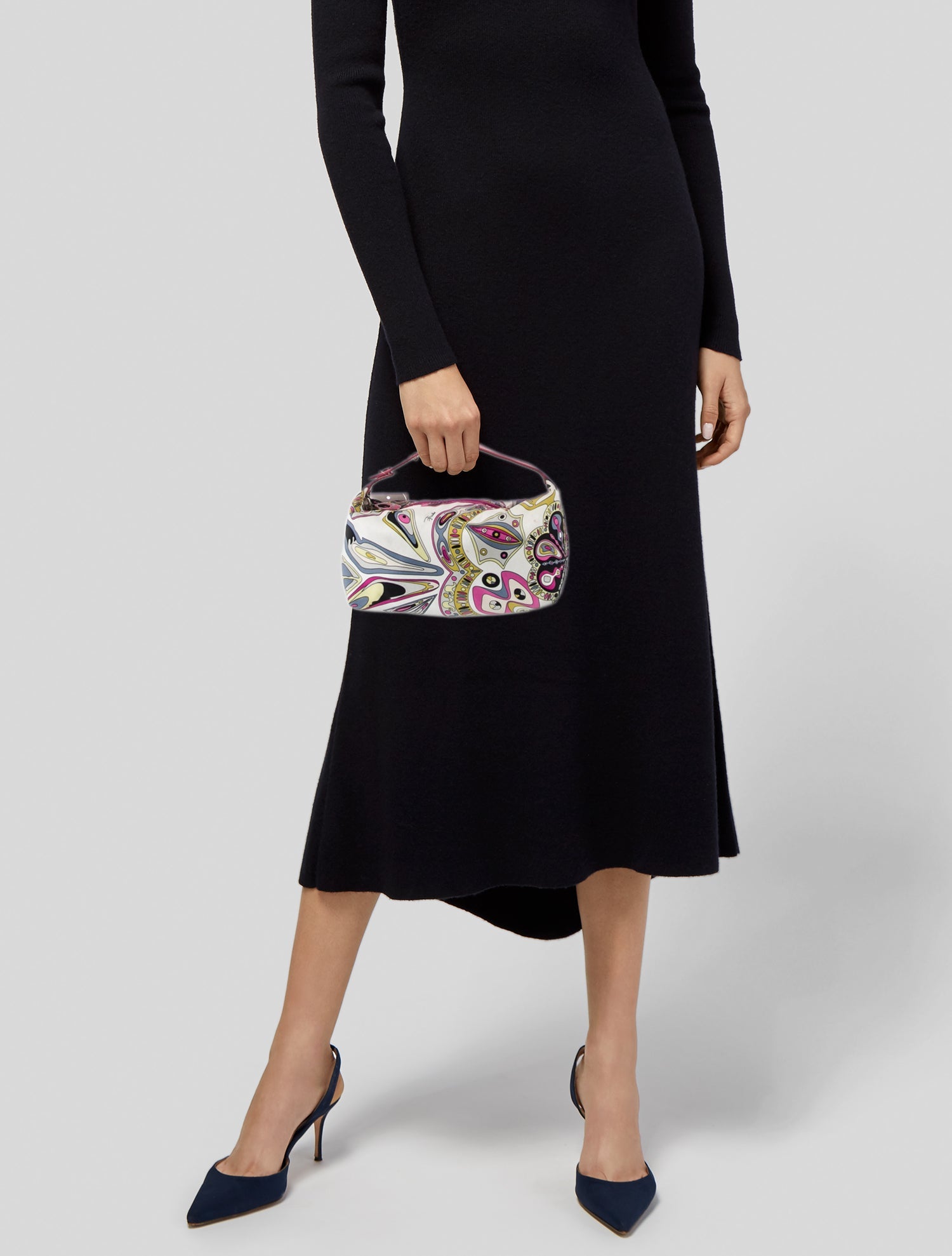 Emilio Pucci Leather Top Handle Bag