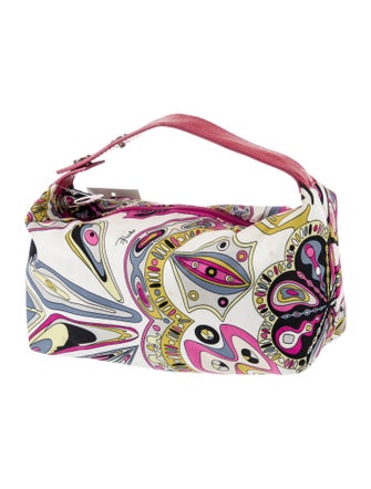 Emilio Pucci Leather Top Handle Bag