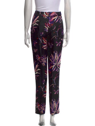 Emilio Pucci Wool Straight Leg Pants