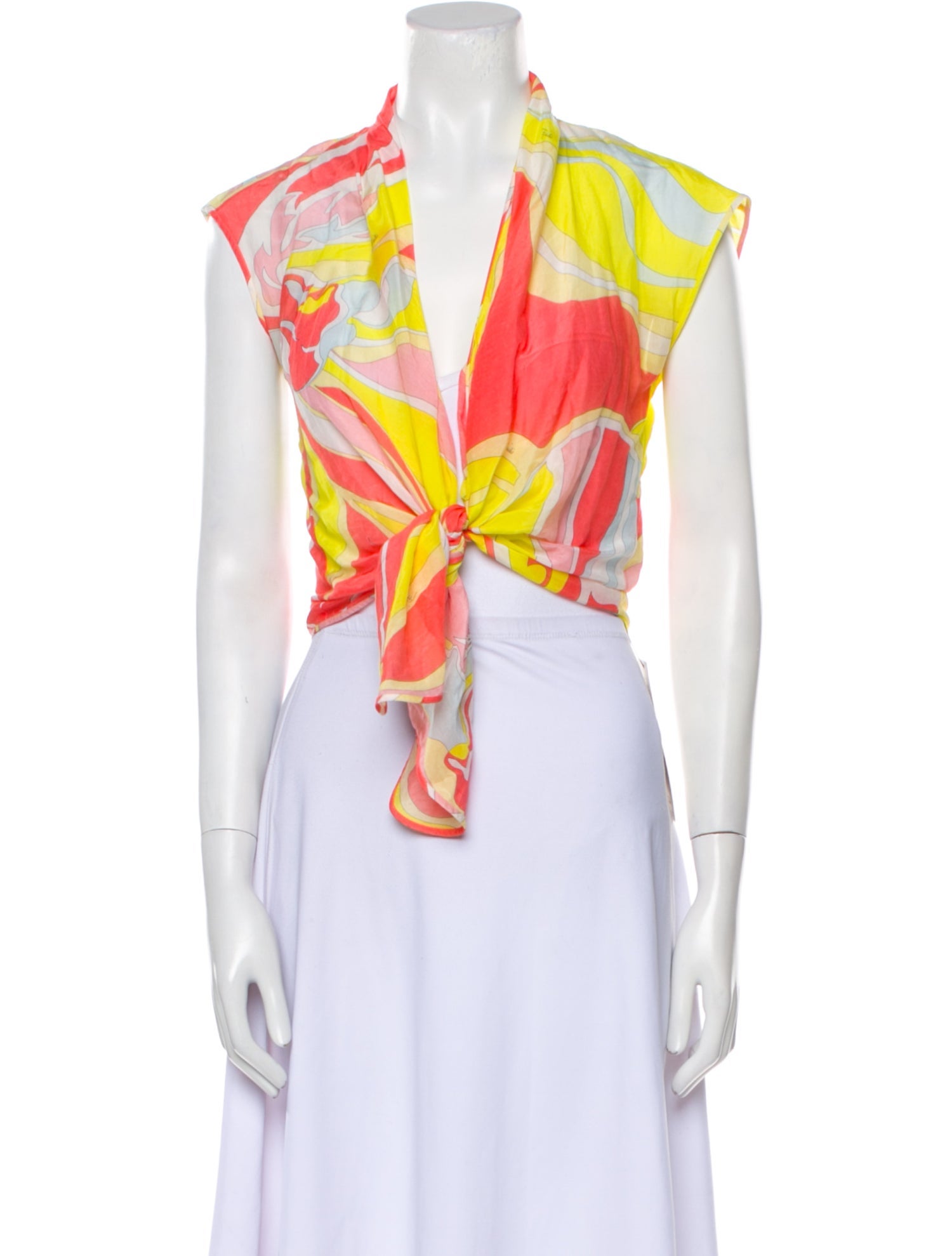 Emilio Pucci Floral Print Vest