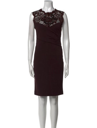 Emilio Pucci Bateau Neckline Knee-Length Dress