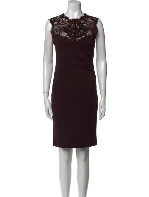 Emilio Pucci Bateau Neckline Knee-Length Dress