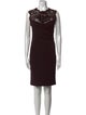 Emilio Pucci Bateau Neckline Knee-Length Dress