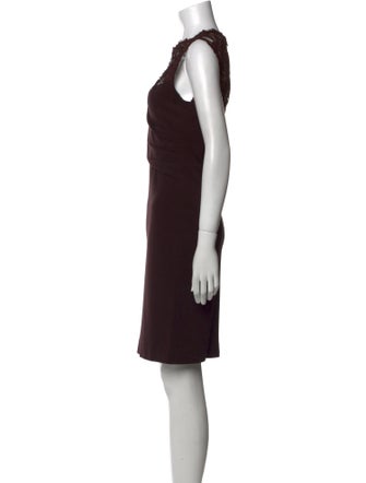 Emilio Pucci Bateau Neckline Knee-Length Dress