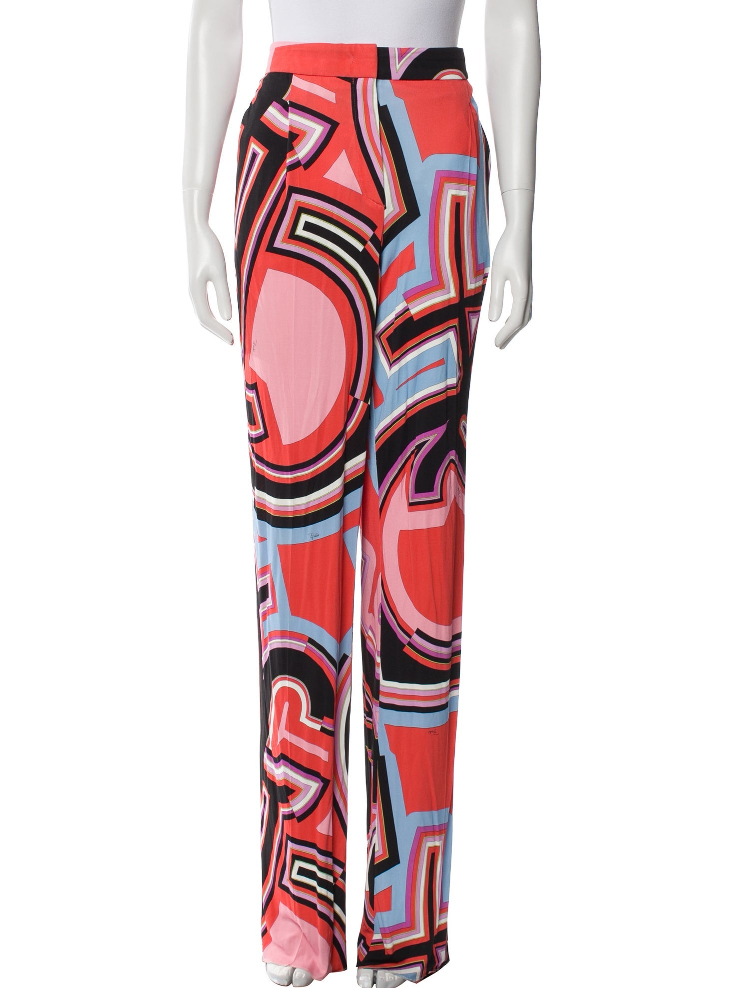 Emilio Pucci Printed Skinny Leg Pants