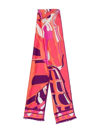 Emilio Pucci Silk Printed Scarf
