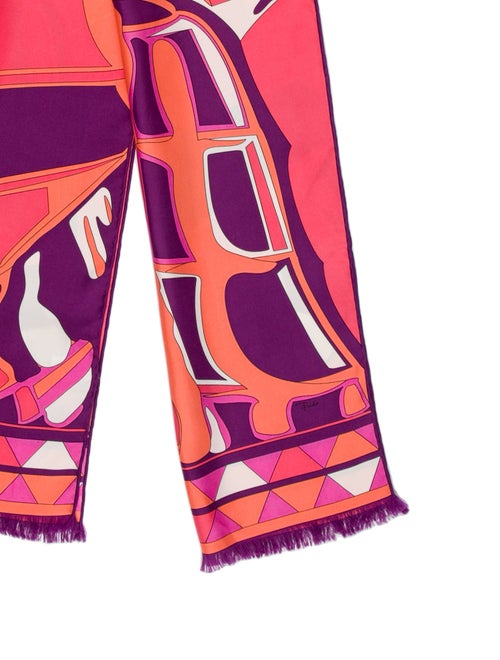 Emilio Pucci Silk Printed Scarf