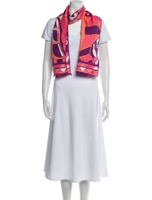 Emilio Pucci Silk Printed Scarf