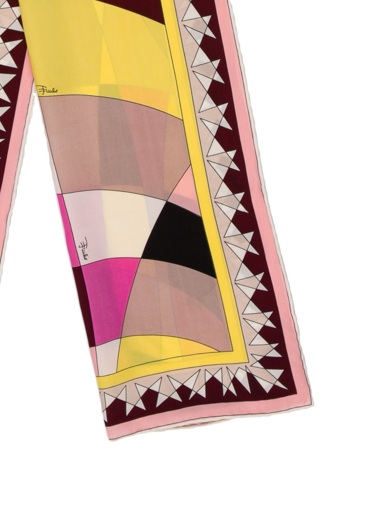 Emilio Pucci Silk Printed Scarf w/ Tags