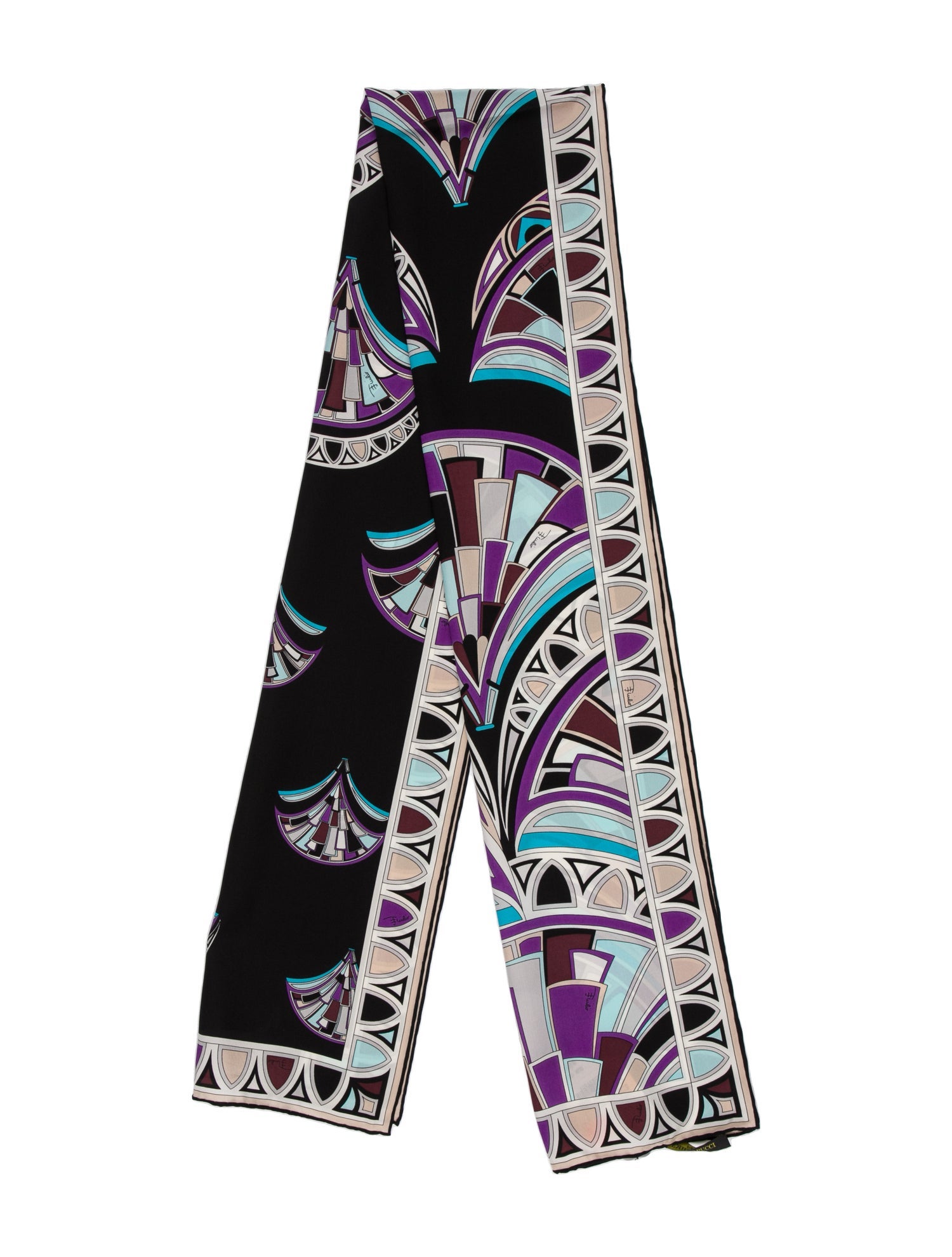 Emilio Pucci Silk Printed Scarf w/ Tags