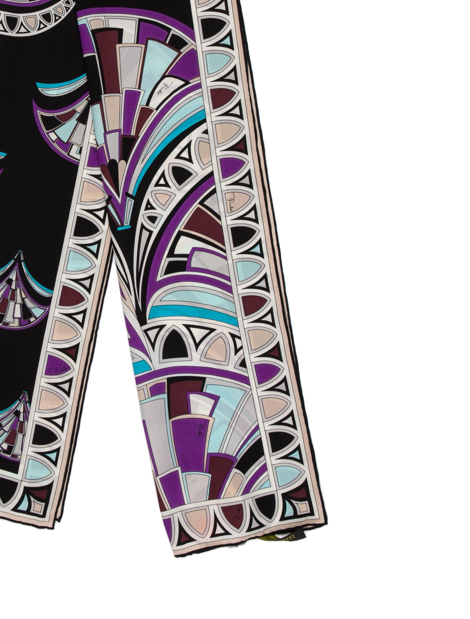 Emilio Pucci Silk Printed Scarf w/ Tags