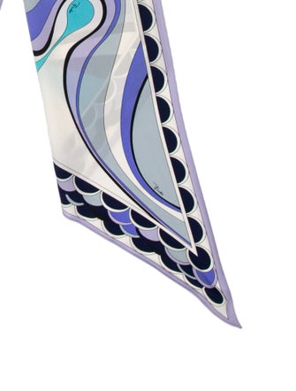 Emilio Pucci Silk Paisley Print Scarf