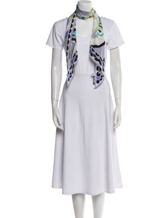 Emilio Pucci Silk Paisley Print Scarf