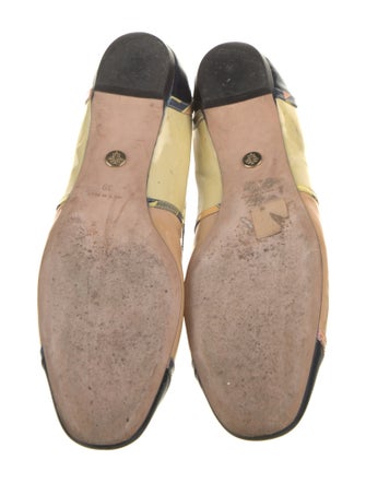 Emilio Pucci Patent Leather Animal Print Flats