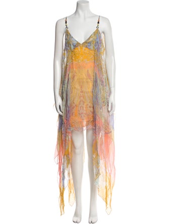 Emilio Pucci Silk Long Dress
