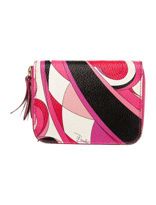 Emilio Pucci Leather Printed Wallet