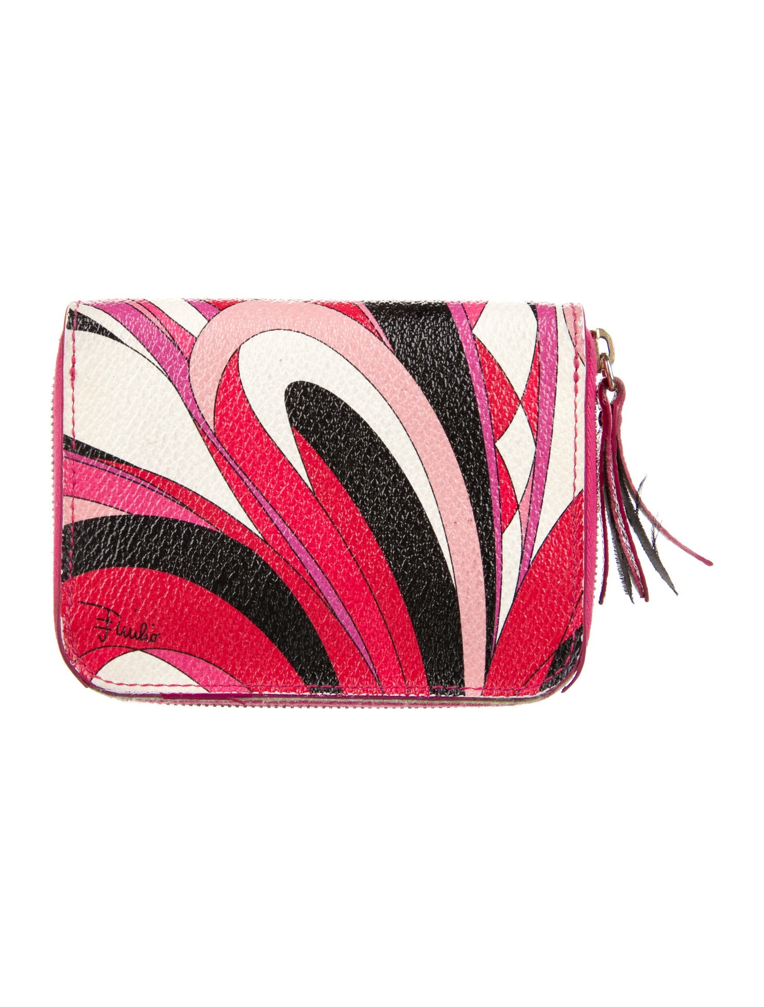 Emilio Pucci Leather Printed Wallet