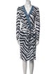 Emilio Pucci Animal Print Knee-Length Dress