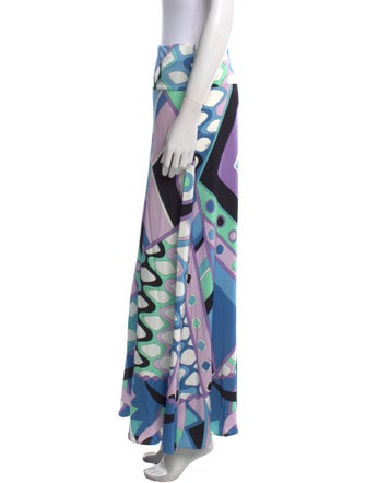 Emilio Pucci Printed Long Skirt