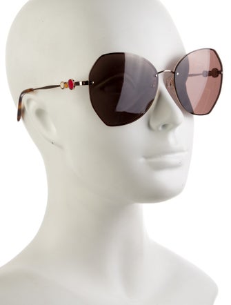 Emilio Pucci Oversize Tinted Sunglasses