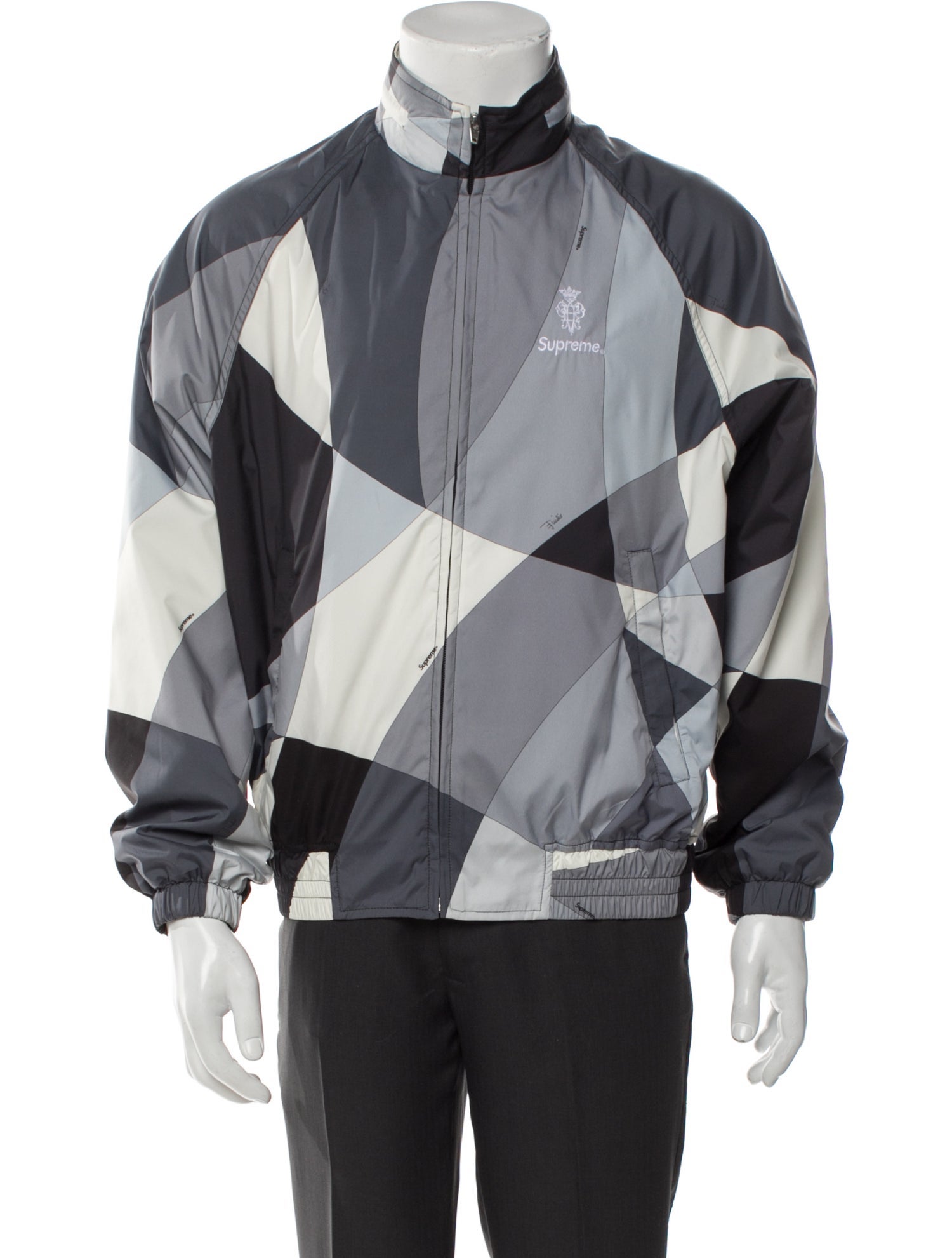 Supreme x Emilio Pucci 2021 Colorblock Pattern Windbreaker