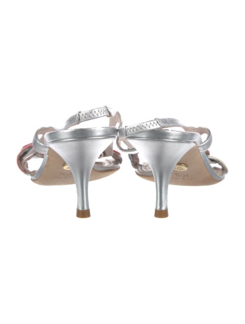 Emilio Pucci Leather Slingback Sandals