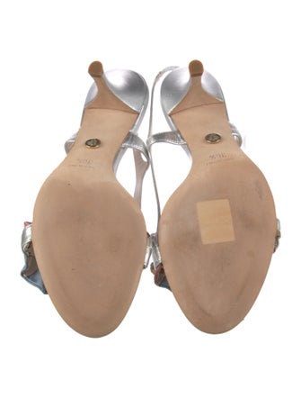 Emilio Pucci Leather Slingback Sandals