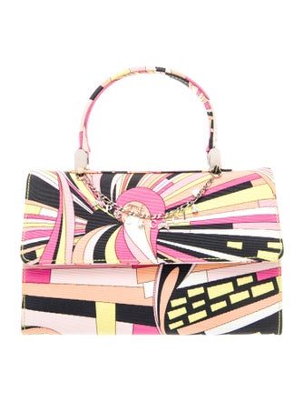 Emilio Pucci Canvas Top Handle Bag