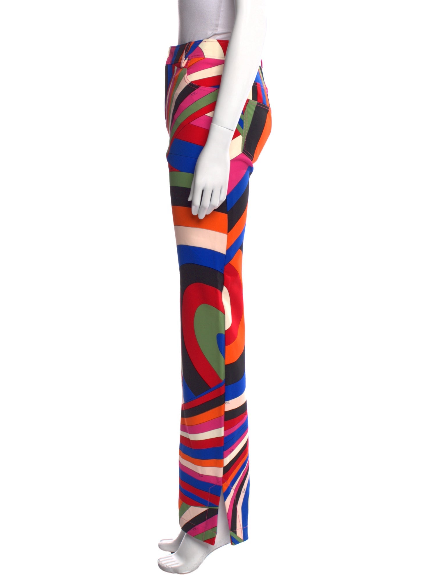 Emilio Pucci Printed Wide Leg Pants