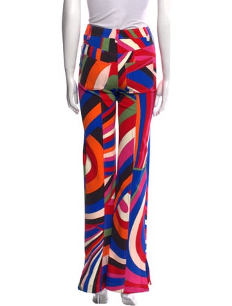 Emilio Pucci Printed Wide Leg Pants