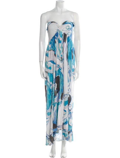Emilio Pucci Printed Long Dress