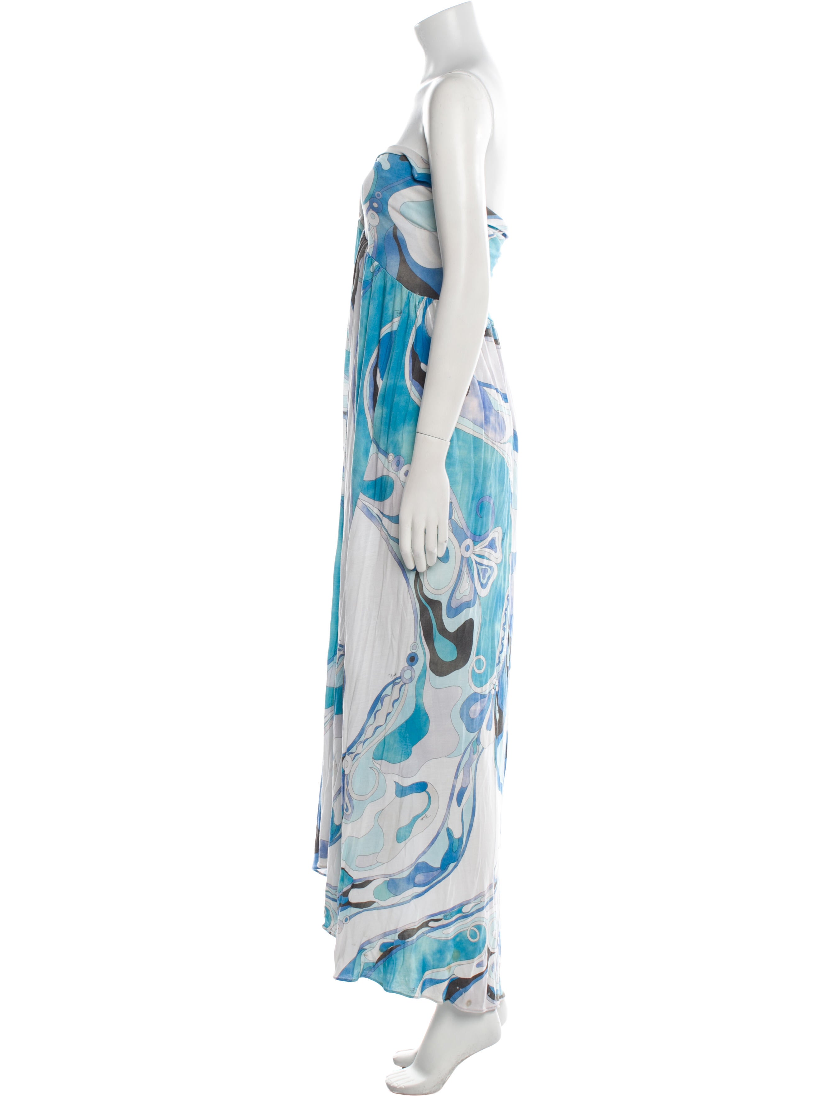 Emilio Pucci Printed Long Dress