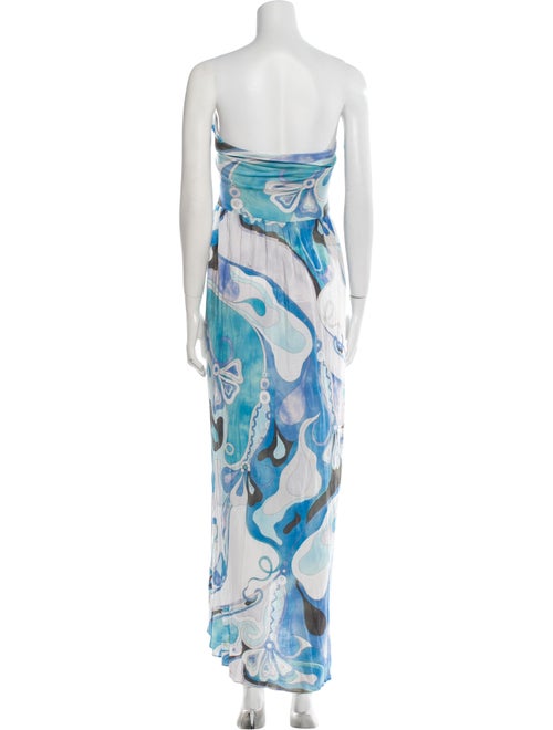 Emilio Pucci Printed Long Dress