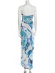 Emilio Pucci Printed Long Dress