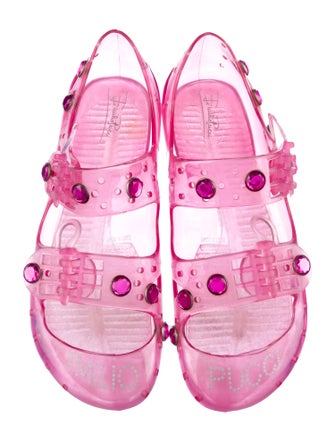 Emilio Pucci PVC Mary Jane Flats